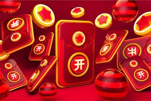 C4D开门红新年新春压岁钱红包模型工程创意场景3D模型素材