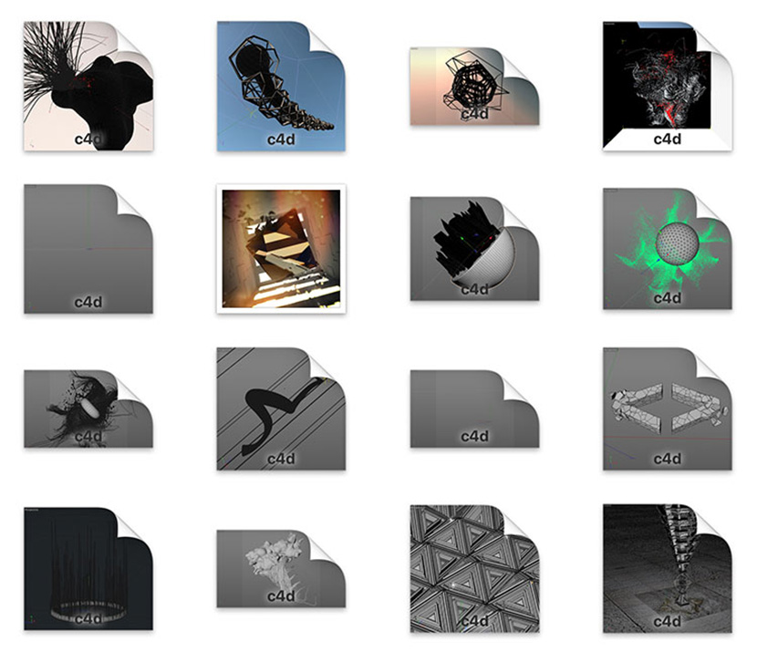 100款C4D精品创意动画工程文件未来科技场景炫酷 3D设计素材