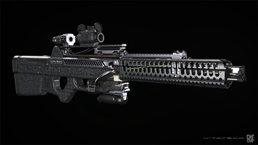 7组科幻武器C4D Corona模型合集创意场景3D模型OBJ素材