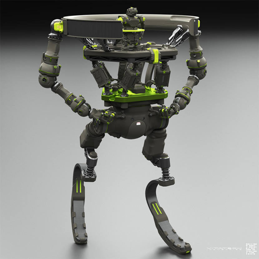 7组科幻武器C4D Corona模型合集创意场景3D模型OBJ素材
