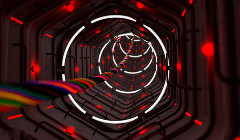 科幻隧道C4D模型游戏电影科技道具创意场景3D模型素材