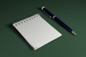 C4D笔记本+钢笔模型 Notebook pen