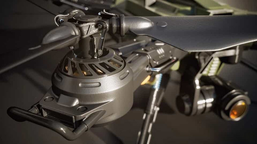 Kitbash3D交通工具科幻机械配件航拍无人机3d模型C4D素材