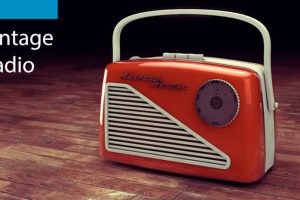 老式收音机3D模型 vintage radio