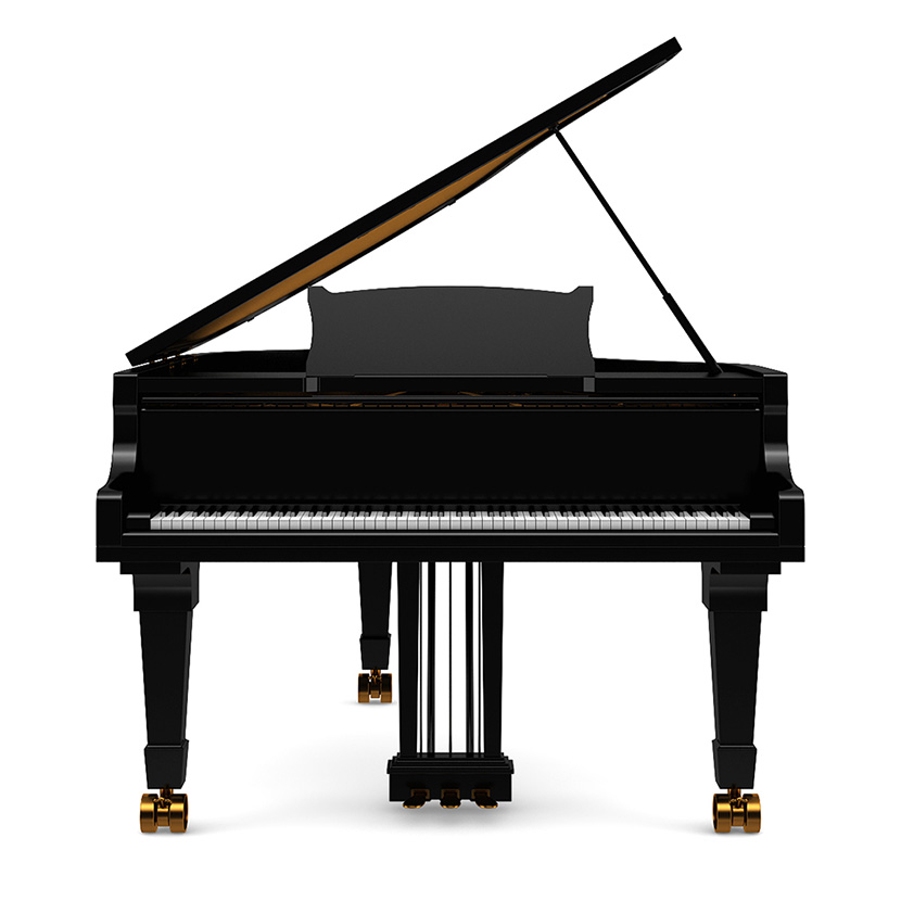 三脚钢琴C4D模型 Piano