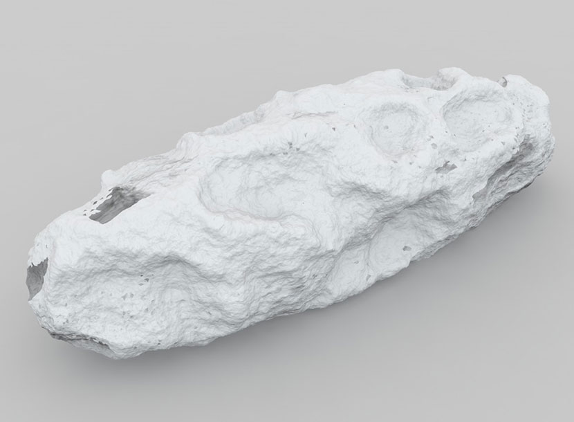 6款行星陨石3D模型FBX OBJ STL科幻模型创意场景C4D模型素材
