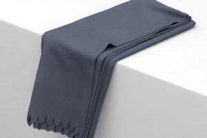 折叠的蓝色毛毯围巾C4D模型创意场景3D模型素材