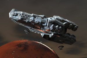 C4D外星科幻飞船创意工程创意场景3D模型素材