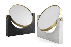 大理石镜子C4D模型 Pepe Marble Mirror