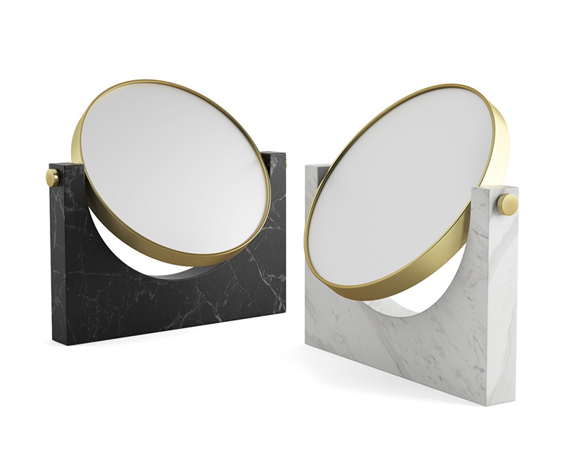 大理石镜子C4D模型 Pepe Marble Mirror