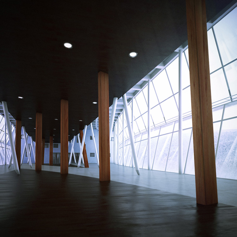 20款现代博物艺术展馆C4D模型大厅展览空间设计展厅展览素材