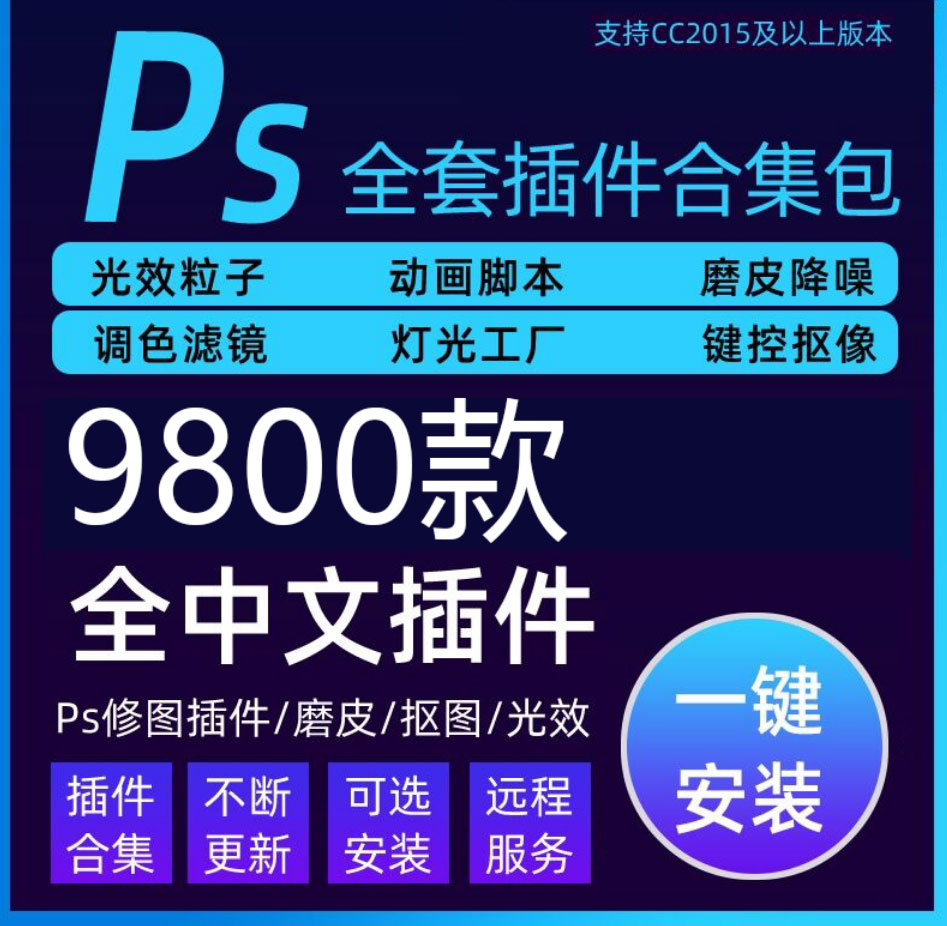 2021最新PS全套插件一键安装 win版YC122