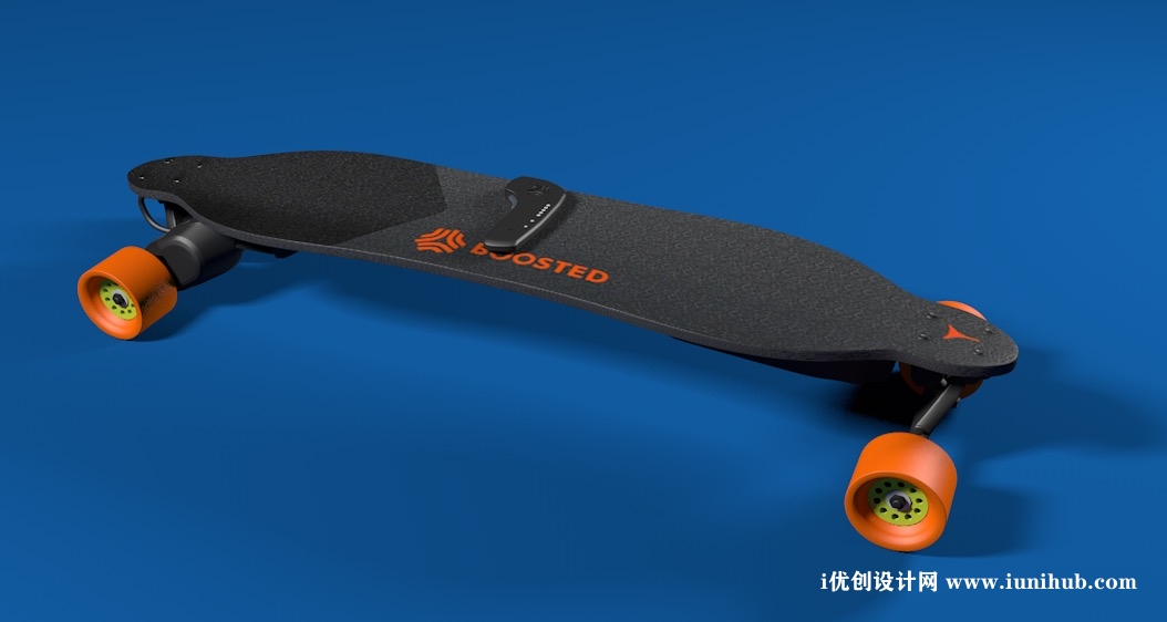 滑板车C4D模型创意场景3D极限运动装备模型素材