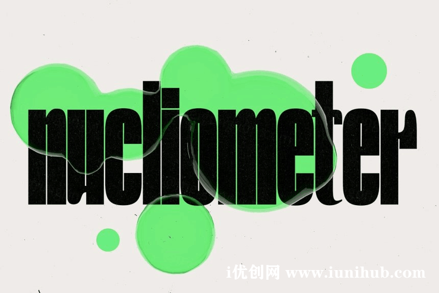 极具力量感无衬线英文字体 Nucliometer Font D198