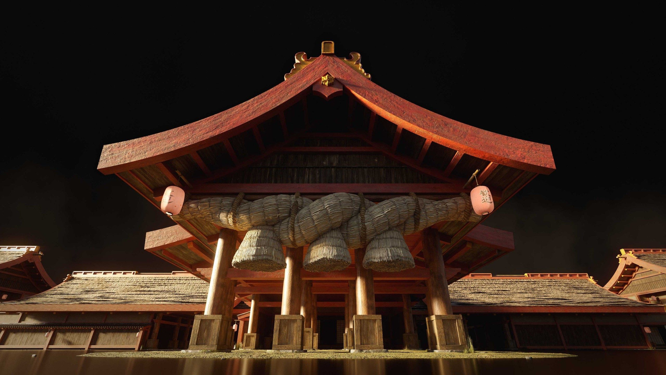 日本幕府封建社会古代建筑大图模型日本建筑模型日式建筑模型YC163