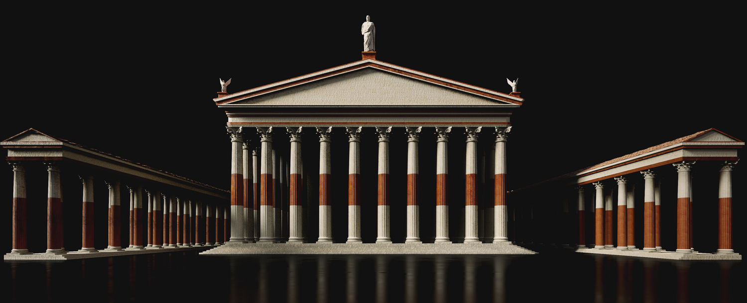罗马帝国著名建筑3D模型Kitbash3DYC224