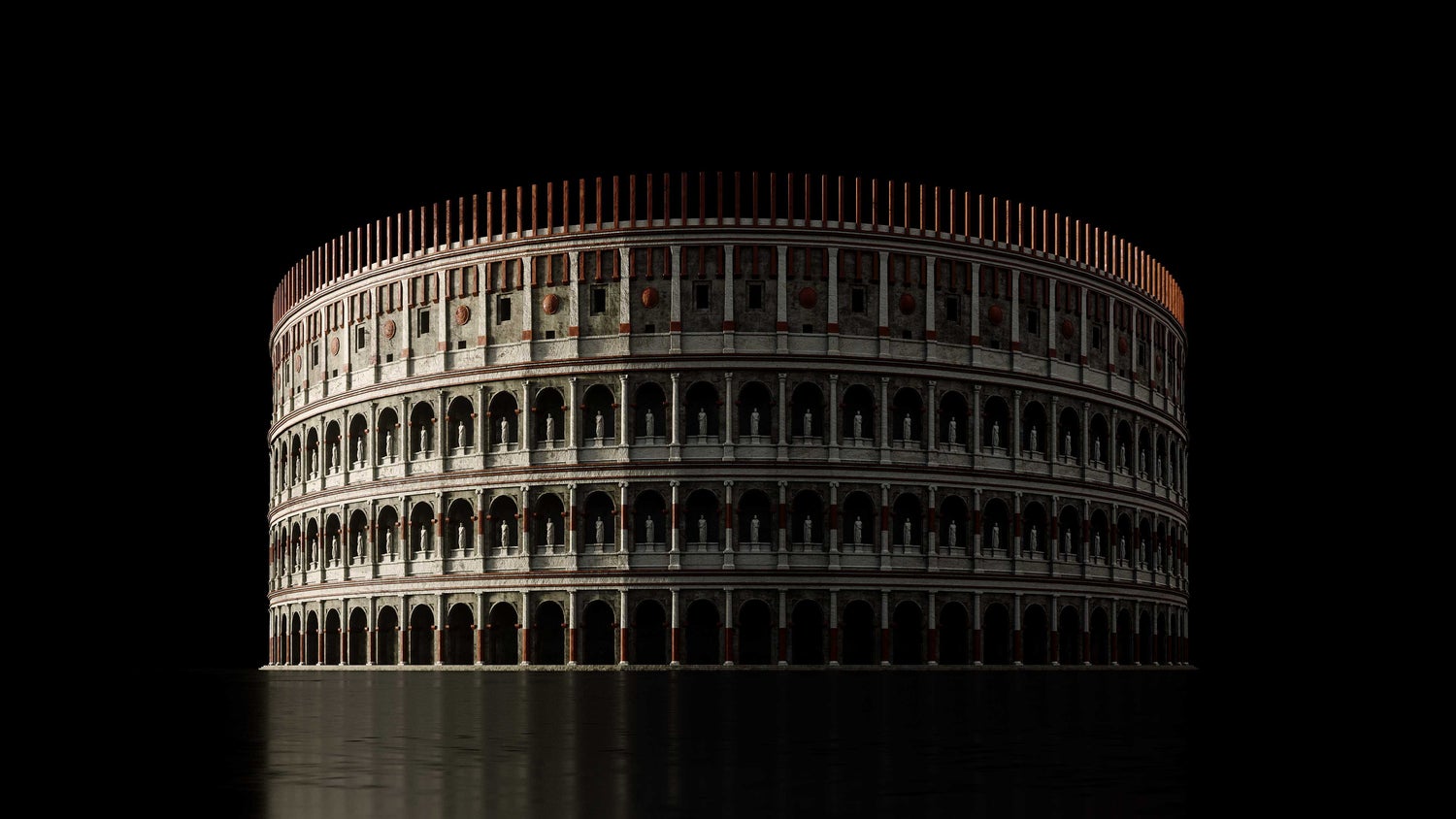 罗马帝国著名建筑3D模型Kitbash3DYC224