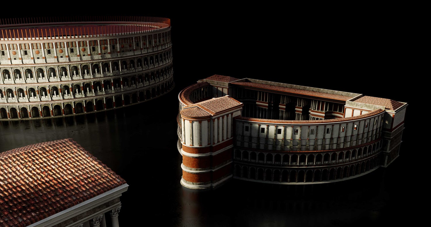 罗马帝国著名建筑3D模型Kitbash3DYC224