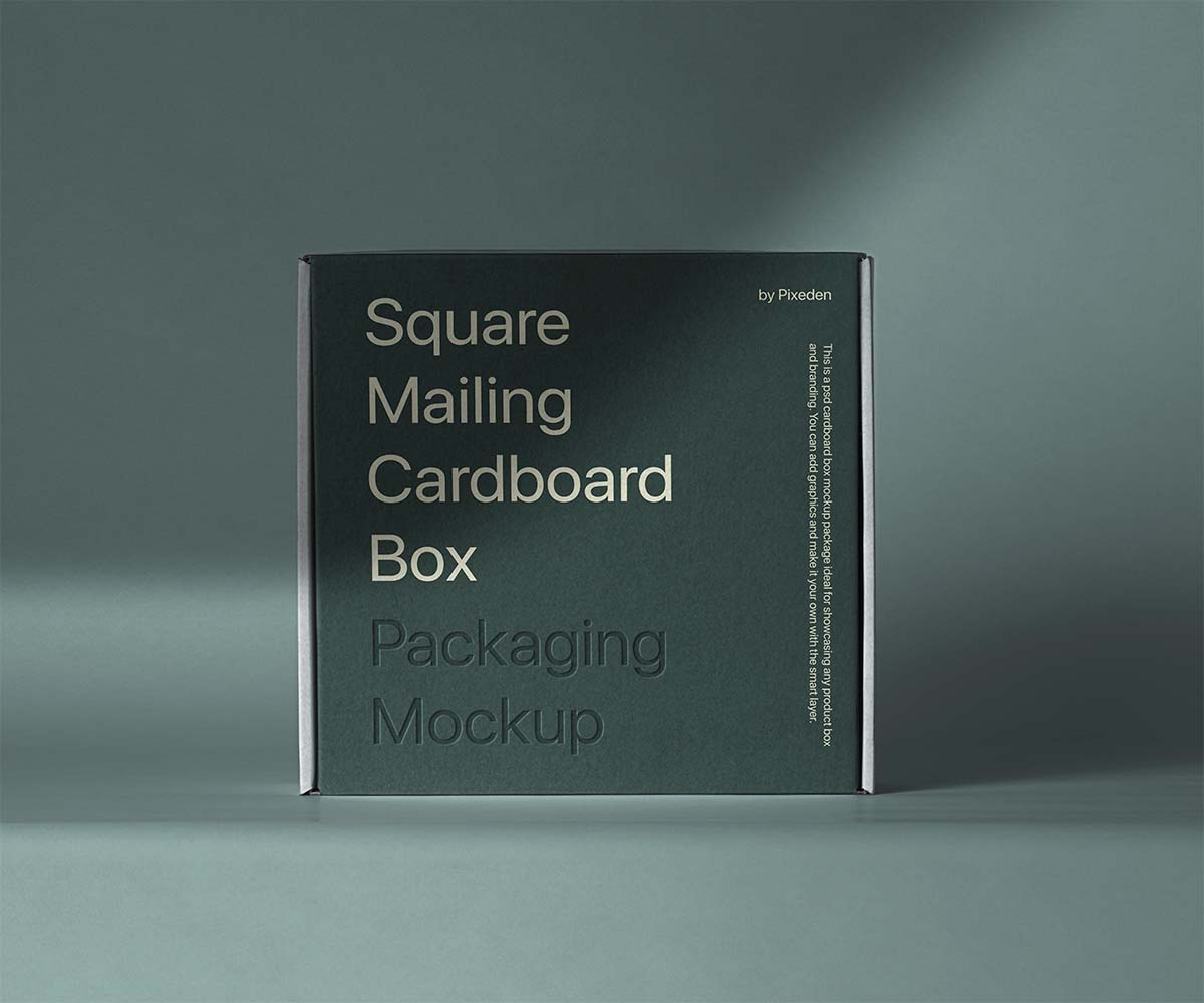 12款质感包装盒纸盒PSD样机包装盒样机素材包装盒纸盒子合集YC273