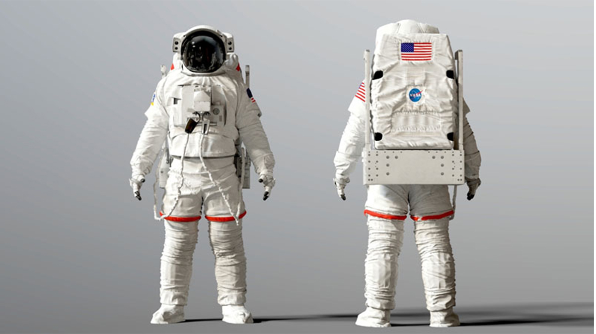 高精度舱外机动单元NANA EMU太空宇航员服装3D模型 宇航员模型 宇航服模型YC279