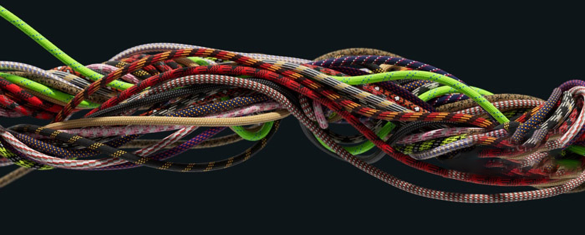 70个GSG编织绳索绳子材质贴图 编织绳子 octane/redshift /Arnold材质预设 支持所有3D软件YC289