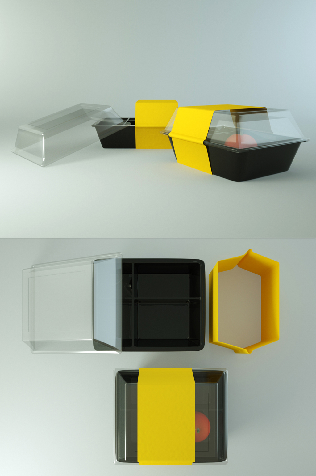 14款包装盒子C4D OC工程源文件产品包装盒模型样机设计素材YC312