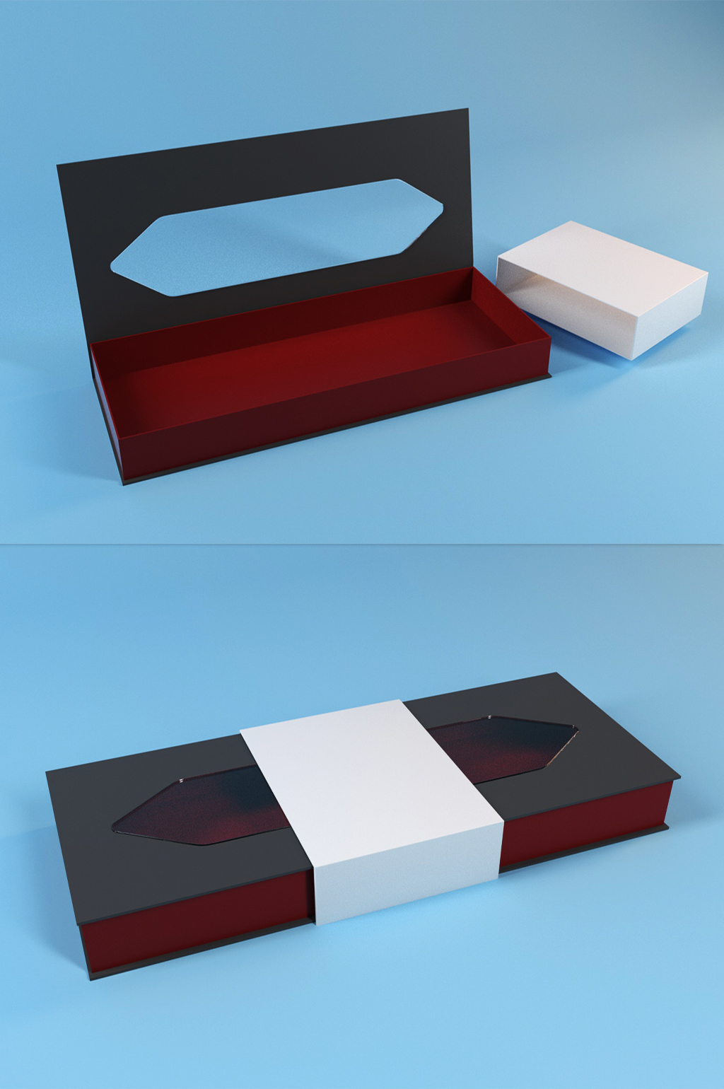 14款包装盒子C4D OC工程源文件产品包装盒模型样机设计素材YC312