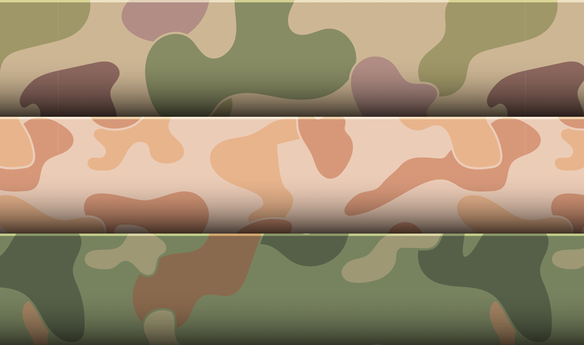 38款矢量无缝军事迷彩印花图案素材 Camouflage Patterns SetYC329